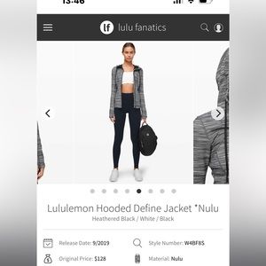 Lululemon Hooded Define Jacket *Nulu